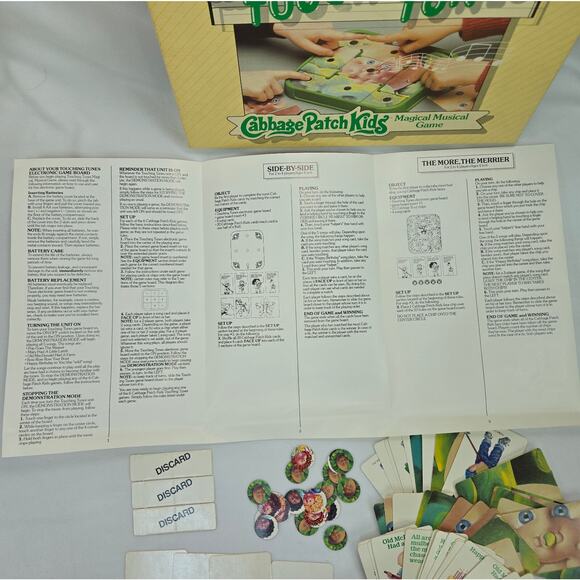 Cabbage Patch Kids 1984 Touching Tunes Magical, Musical Tabletop Game Complete - Picture 3 of 16